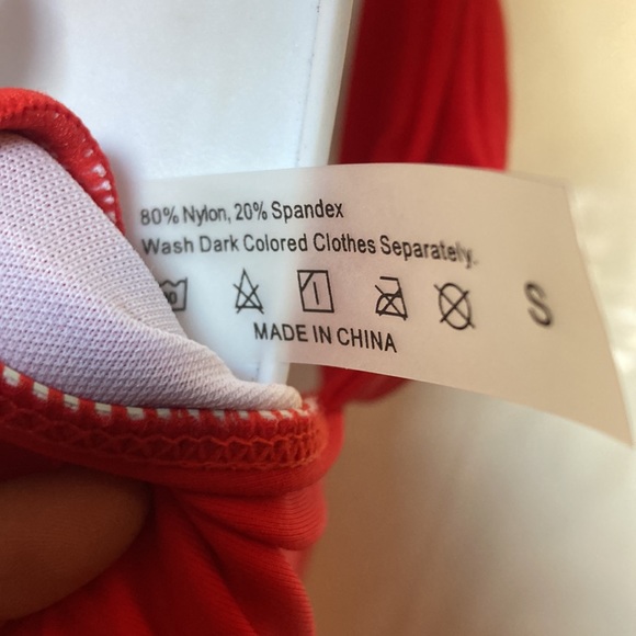 Cut-out Waist One-Piece Swimsuit Small - Picture 3 of 3